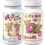 Clinical ABCD Multi Gummies 60 pektinových bonbónů + D3 Gummies 60 pektinových bonbónů – Zboží Mobilmania