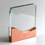 Plaketa deska s kovem-bronz – Zboží Dáma