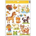 Přerov Dekorace okenní folie 30x42cm, zvířátka /6879 245326 – Zboží Dáma