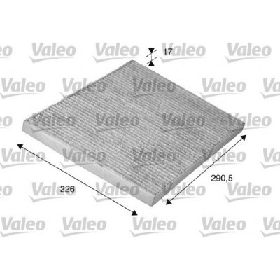 Filtr, vzduch v interiéru VALEO 698746 VA 698746 – Hledejceny.cz