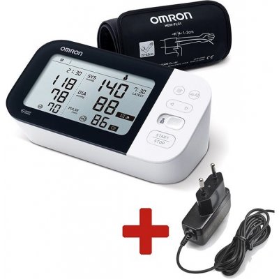 OMRON M7 Intelli IT s AFIB a bluetooth připojením +ZDROJ (SET), 5let záruka