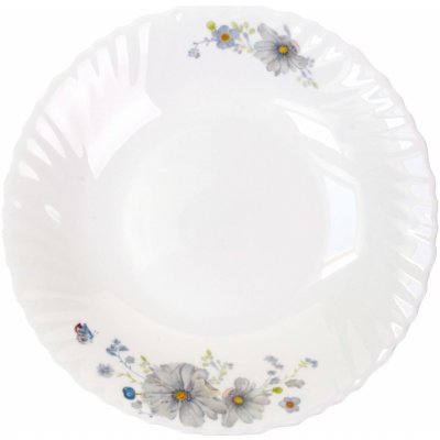 Cegeco TALÍŘ HLUBOKÝ AMELIA 22 CM OPÁLOVÉ SKLO – Zboží Dáma