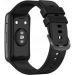 FIXED Silicone Strap pro Huawei Watch FIT, černý FIXSSTB-1054-BK – Zboží Živě