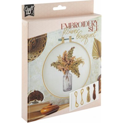 Grafix Vyšívání Květiny ve váze – Zboží Dáma