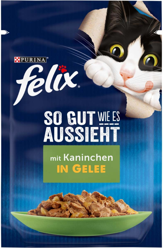 Felix Chutná tak dobře jak vypadá králičí maso v želé 26 x 85 g