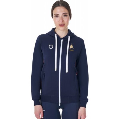 EQUESTRO Mikina Jersey EQUESTRO dámská navy blazer – Zboží Mobilmania