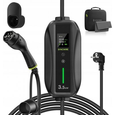 Syncwire EV nabíječka Typ 2 7,5 m 6/8/10/13/16A M1426 – Hledejceny.cz