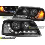Tuning-Tec Přední čirá LED světla Volkswagen T5 (2003 - 2009) - černé – Hledejceny.cz