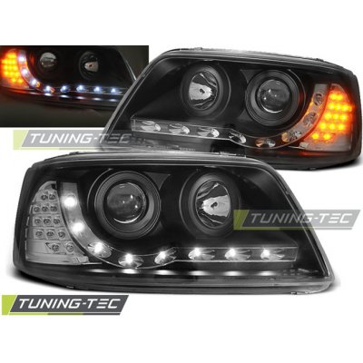 Tuning-Tec Přední čirá LED světla Volkswagen T5 (2003 - 2009) - černé – Hledejceny.cz