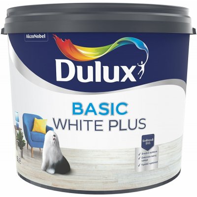 Dulux Basic White Plus 5 l – Zboží Mobilmania