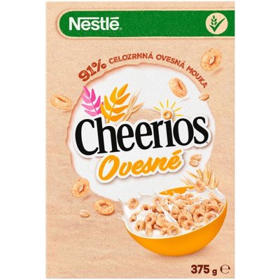 Nestlé Cheerios ovesné Snídaňové cereálie 375 g – Zbozi.Blesk.cz