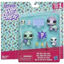 Hasbro Littlest Pet Shop Rodinné balení zvířátek Želví rodnika u televize