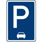 Dopravní Značka IP11c Parkoviště (podélné stání) – Zboží Dáma