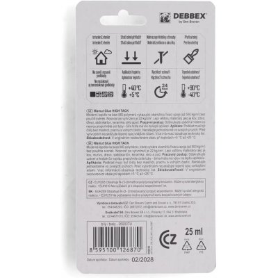 Debbex Mamut Glue High Tack 25 ml – Hledejceny.cz