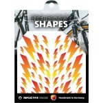 Reflective Berlin Reflexní nálepky Reflective Shapes Rock Rain fire – Zboží Dáma