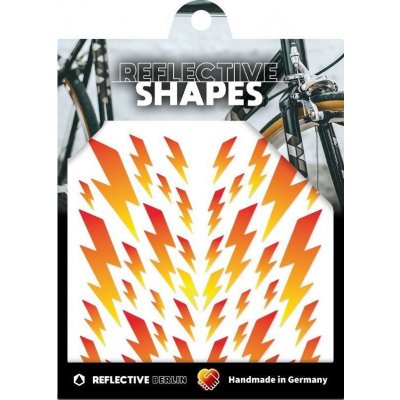 Reflective Berlin Reflexní nálepky Reflective Shapes Rock Rain fire – Zboží Dáma
