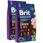Brit Premium by Nature Adult S 2 x 8 kg – Zboží Mobilmania