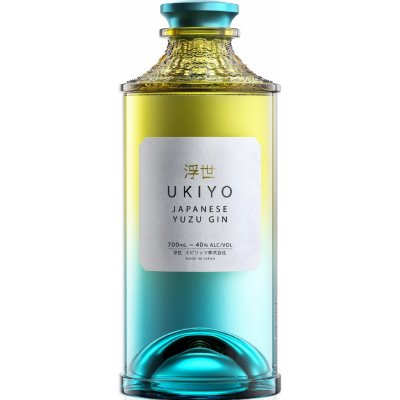 Ukiyo Japanese Yuzu Gin 40% 0,7 l (holá láhev) – Zboží Dáma