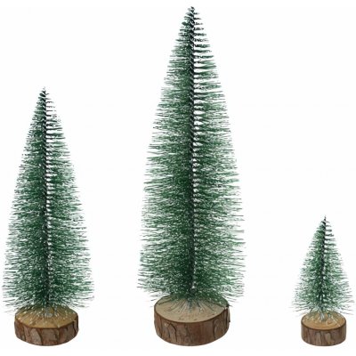 Ruhhy 27091 Sada vánočních stromků 11,5 cm, 21,5 cm, 28 cm, 3 ks – Zboží Mobilmania