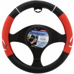 Compass Univerzální potah volantu Rally 37 - 39 cm černo / červený - – Hledejceny.cz