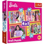 Trefl Šťastný svět Barbie 35 48 54 a 70 dílků 4v1 – Hledejceny.cz