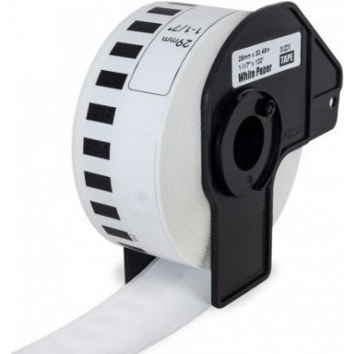 Páska PrintLine kompatibilní s Brother DK-22210 Páska, pro tiskárny štítků, kompatibilní s Brother QL, papírová role, 29mmx30.48m PLLB11 – Zboží Živě