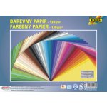 Folia Barevný papír 130 g/m2 50 listů v 50 barvách 25 x 35 cm – Sleviste.cz