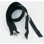 Protisměrný spirálový zip č.5 více barev - délka (40 cm - 100 cm) 95 cm Černá – Zboží Dáma