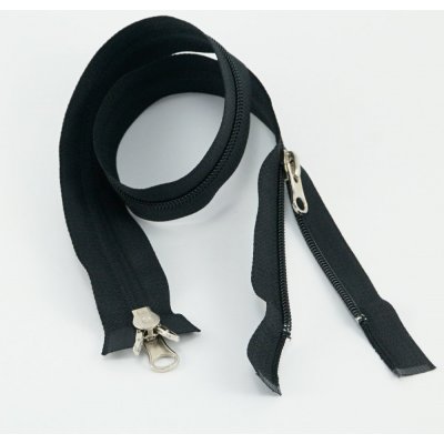 Protisměrný spirálový zip č.5 více barev - délka (40 cm - 100 cm) 95 cm Černá – Zboží Dáma