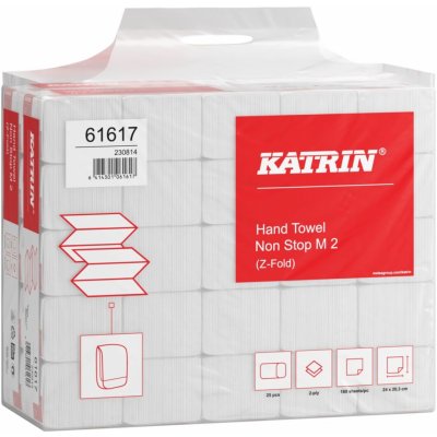 Katrin Classic Non Stop M2 Handy Pack, 2 vrstvy, bílé, 4000 ks – Zboží Mobilmania