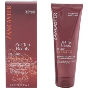 Lancaster Self Tan Beauty samoopalovací gel na tělo a obličej odstín 01 Light (Week End In Capri) 125 ml