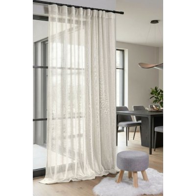 Záclona markizeta Hrubé plátýnko s olůvkem smetanová š.320cm - 320 cm 1264 smetanová – Hledejceny.cz
