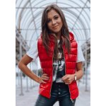 Dámská sportovní vesta s kapucí na zip Grace ty2262 červená – Zboží Mobilmania