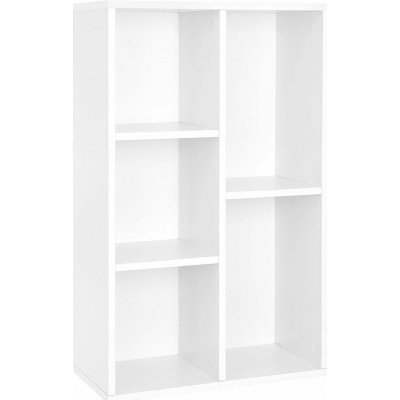 SONGMICS Knihovna SKU Cain bílá – Sleviste.cz