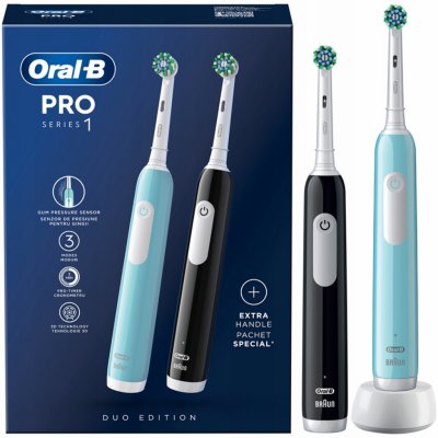 Oral-B Pro Series 1 Duo Black/Blue – Zboží Mobilmania