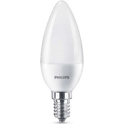 Philips LED svíčka E14 60W 6500K 7W Opál – Zboží Živě