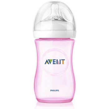 Philips Avent láhev Natural PP růžová 260ml