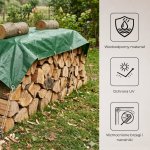 Springros krycí plachta s oky 4 x 7 m 120g PE zelená PROTECT GA2129-XG – Hledejceny.cz