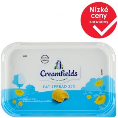 Tesco Creamfields rostlinný roztíratelný tuk 500 g – Hledejceny.cz