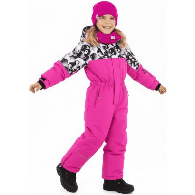 dívčí zimní kombinéza růžová – Zboží Dáma