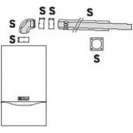Vaillant připojení na komínovou šachtu 60/100 mm 303920 – Zboží Dáma