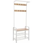 Vasagle HSR40W hnědo-bílý – Zboží Dáma