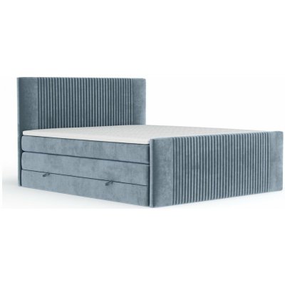 Maison de Rêve Bergamo boxspring modrá