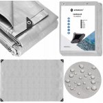 Springros Krycí plachta s oky 6 x 8 m extra silná 270g PE stříbrná PROTECT GA2151-XG – Hledejceny.cz