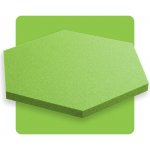 Akustický panel šestiúhelník jasnozelený 50x50 cm tloušťka 3cm hexagon – Hledejceny.cz