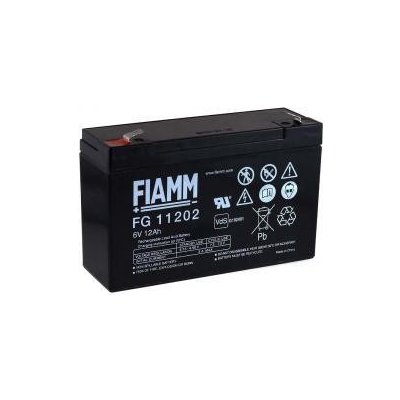FIAMM FG11202 Vds - 12Ah Lead-Acid 6V – Zboží Mobilmania
