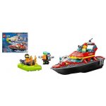 LEGO® City 60373 Hasičská záchranná loď a člun – Zboží Živě