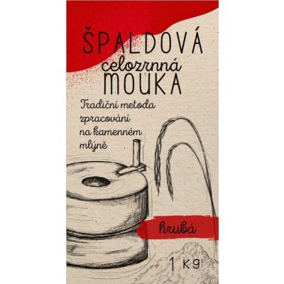 Slunečnice špaldová celozrnná mouka hrubá 1 kg – Sleviste.cz