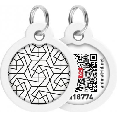 Collar Známka QR WAUDOG 30 mm Geometry – Hledejceny.cz