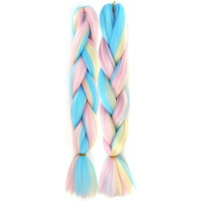 Kanekalon - barevné copy - modře růžová MC13 – Hledejceny.cz